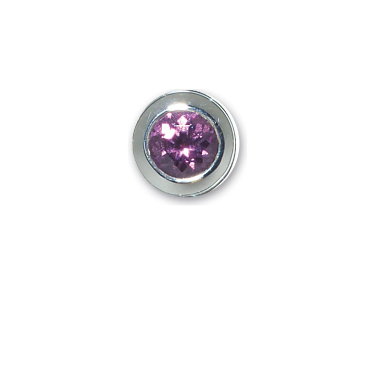 End Cap-February-Simulated Amethyst Memorial Jewelry
