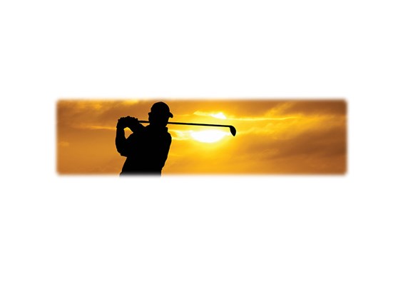 Golfer-Wilbert Legacy Two Print