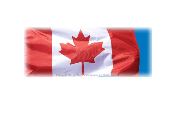 Canadian Flag-Wilbert Legacy Series Print