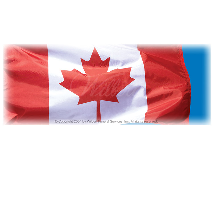 Canadian Flag-Wilbert Legacy Series Print