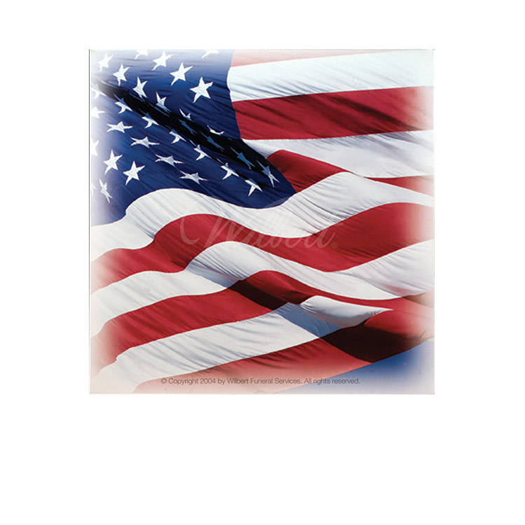US Flag-Wilbert Legacy Series Urn Vault Print