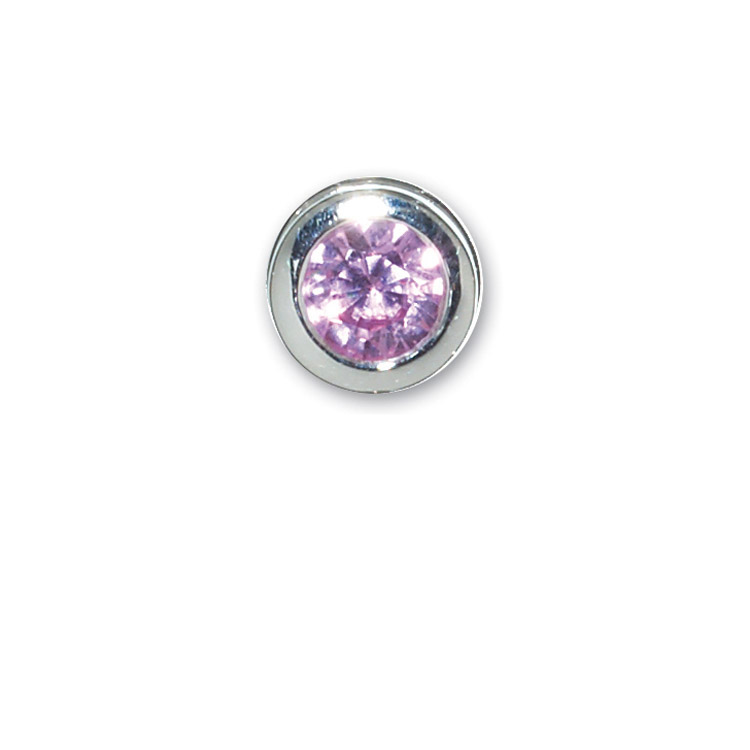 End Cap-October-Simulated Pink Tourmaline