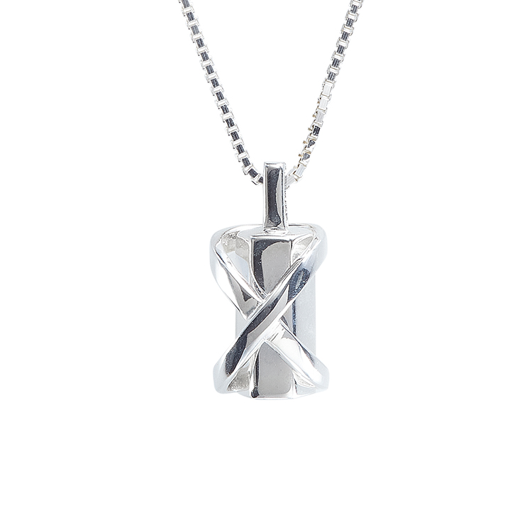 Infinity Wrap Cylinder Pendant