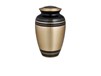 Black & Gold Circle Urn