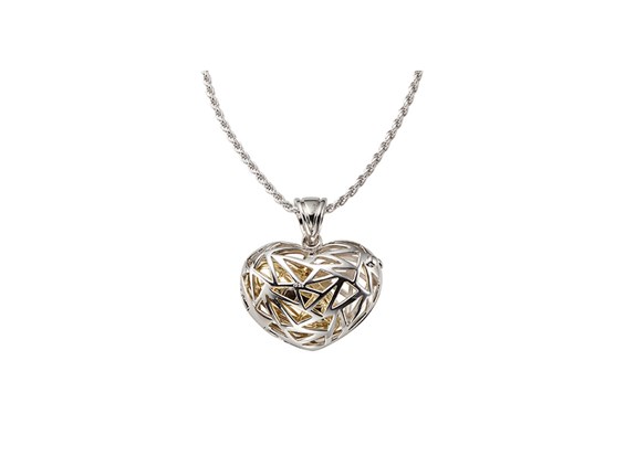 Filagree Heart Pendant