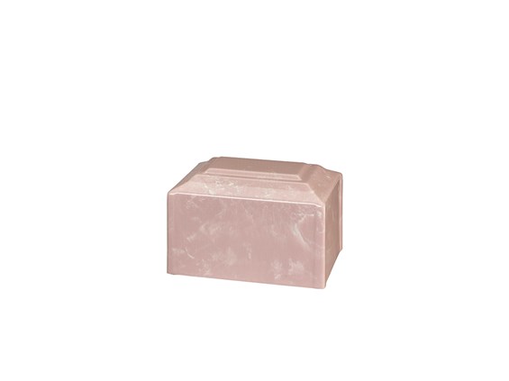 Cultured Marble Pink Urn