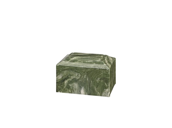Cultured Marble Emerald Urn