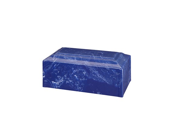 Cultured Marble Cobalt Companion Urn