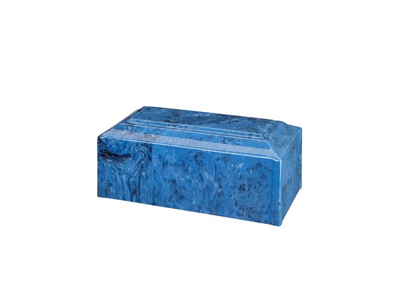 Cultured Marble Mystic Blue Companion Urn