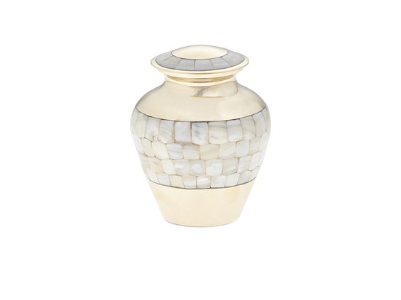 Mother of Pearl Elite Small Urn
