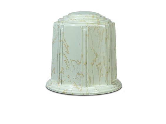 Regal Urn Cream Gold Marble