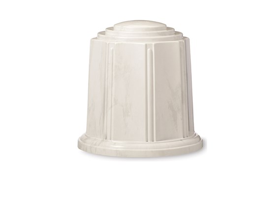 Regal Urn White&#47;Silver