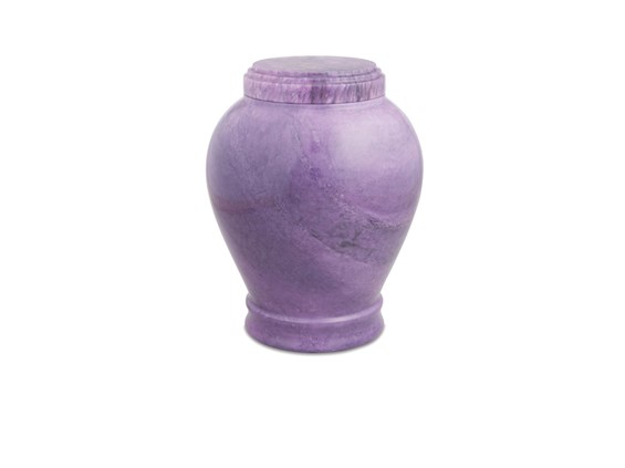 Purple Embrace Marble Urn