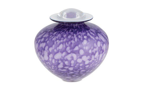 Karine Bouchard Infinity Collection Purple Urn