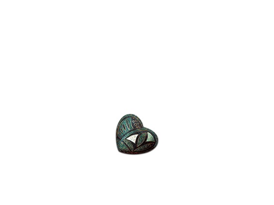 Emerald Anasazi Heart Memento