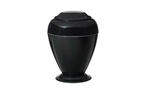 Georgian Black Night Urn