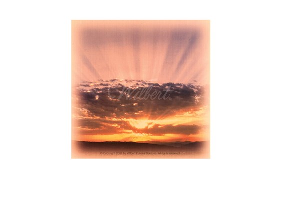 Sunset-Sunrise-Wilbert Legacy Series Urn Vault Print