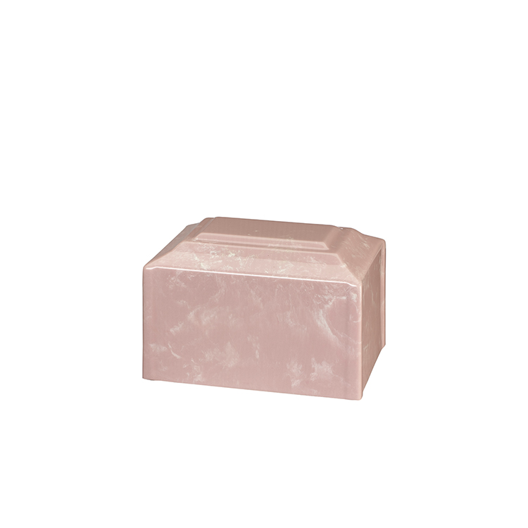Cultured Marble Pink Urn