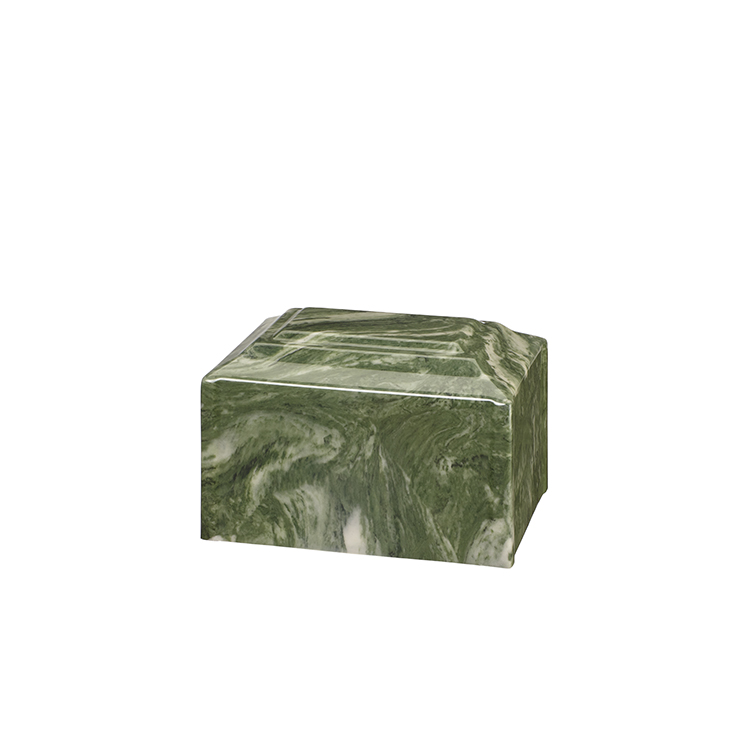 Cultured Marble Emerald Urn