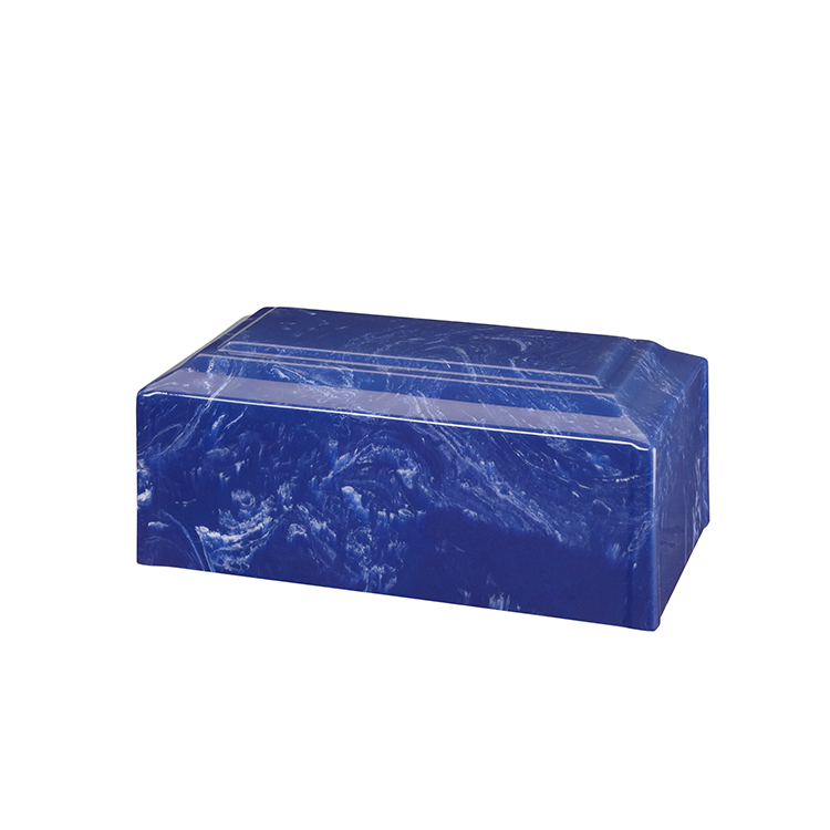 Cultured Marble Cobalt Companion Urn