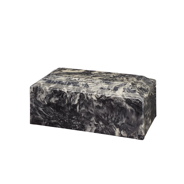 Cultured Marble Ebony Companion Urn