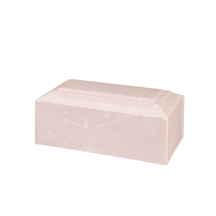 Cultured Marble Pink Companion Urn