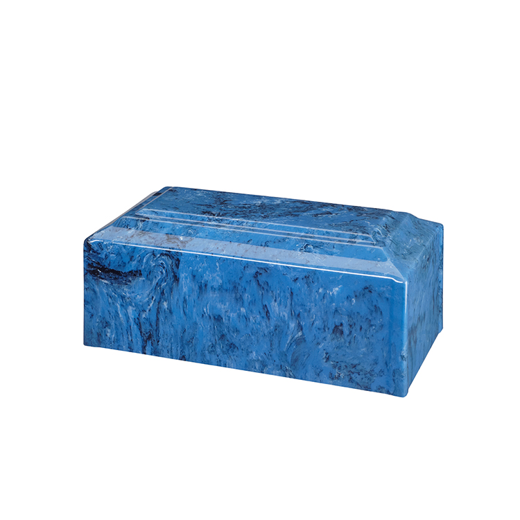 Cultured Marble Mystic Blue Companion Urn