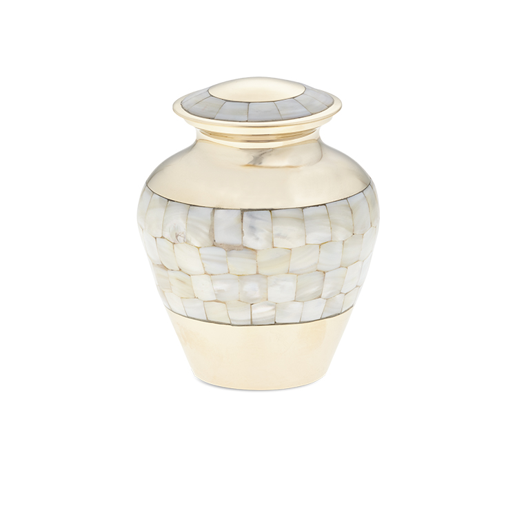 Mother of Pearl Elite Small Urn