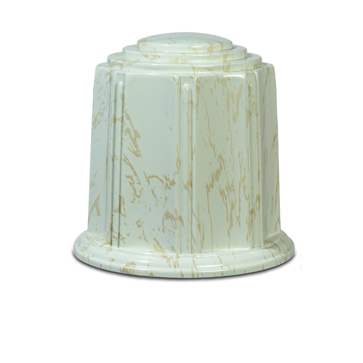 Regal Urn Cream Gold Marble