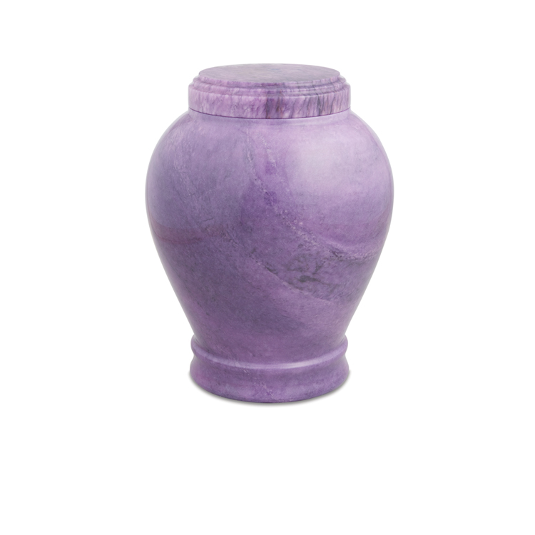 Purple Embrace Marble Urn