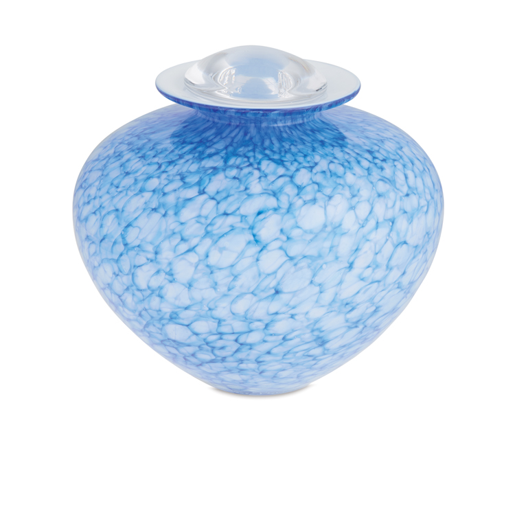 Karine Bouchard Infinity Collection Sky Blue Urn