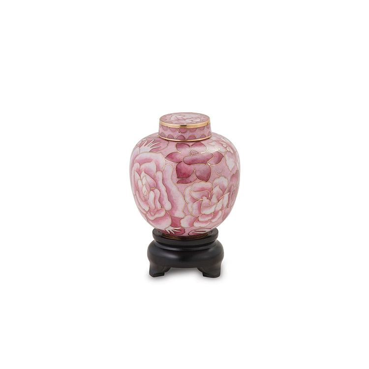 Cameo Rose Cloisonn&#233; Memento