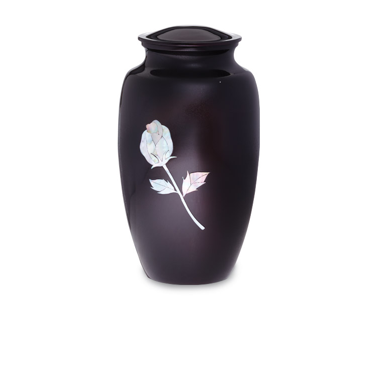 Purple Rose Urn