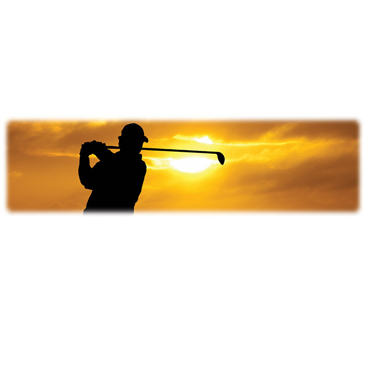 Golfer-Wilbert Legacy Two Print