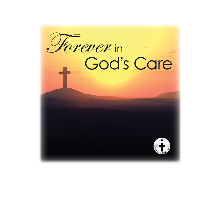 Forever in God&#39;s Care-Sunset Image for urn vaults