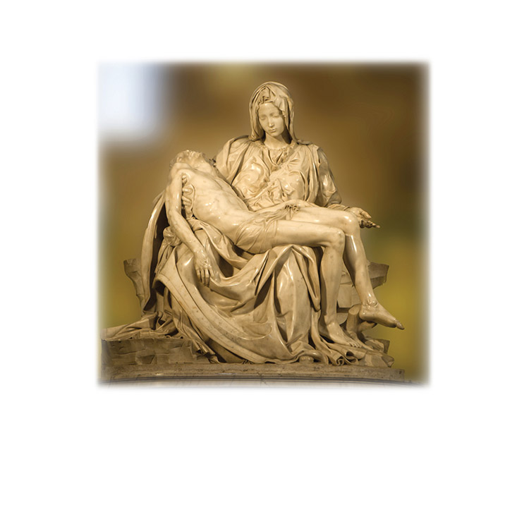 Pieta-Legacy Two Urn Vault Print