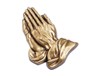 Praying&#32;Hands&#32;Applique&#32;for&#32;Washington&#32;Urn