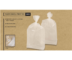 Plastic Bags with Twist Ties