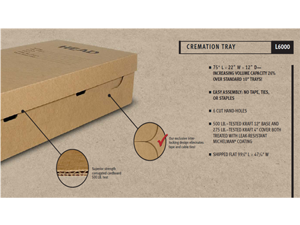 Cardboard Cremation Tray